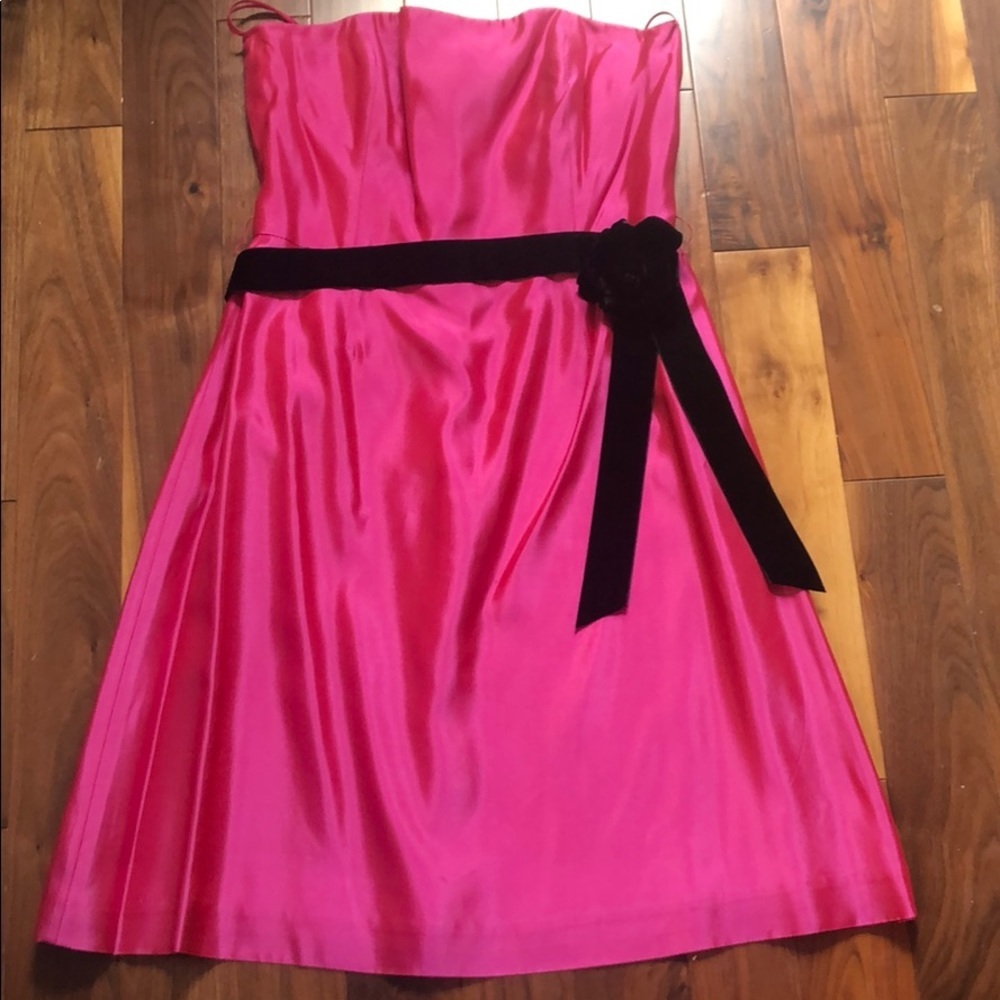 Kathleen Argiro Hot pink party dress!